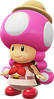Artwork of Archivist Toadette from Super Mario Odyssey.