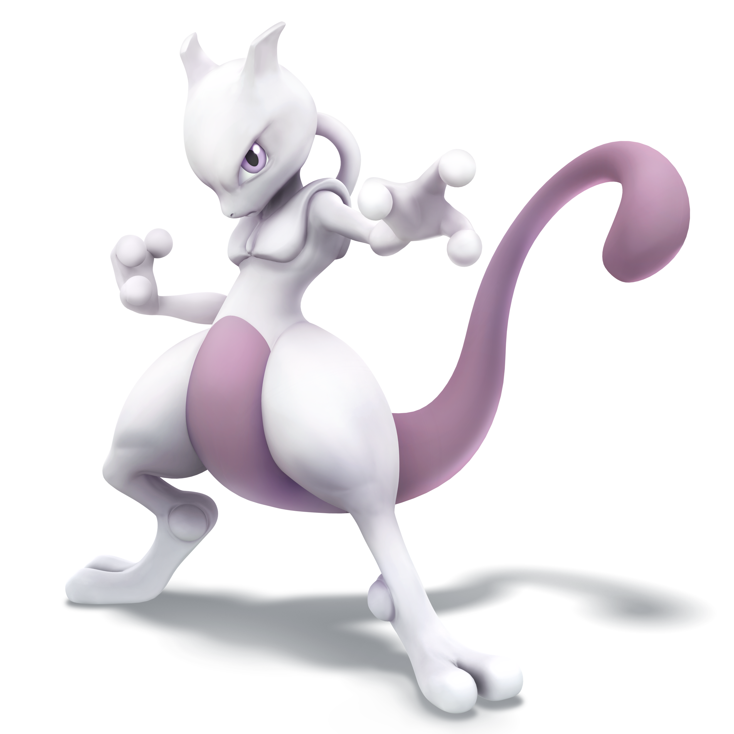 Artwork of Mewtwo for Super Smash Bros. for Nintendo 3DS / Wii U.