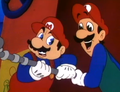 Luigi's miscolored cap
