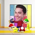 An animated version of Andrew from "Mario Kart 7 Road Hog"