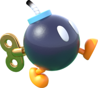 Artwork of a Bob-omb in Mario Party: Star Rush