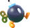 Artwork of a Bob-omb in Mario Party: Star Rush