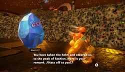 Glamtone rewarding a Banandium Gem