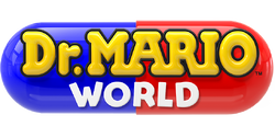 Dr. Mario World English logo