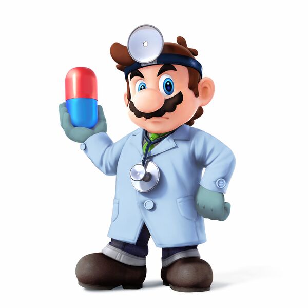 File:Dr Mario SSB4 Artwork - Blue.jpg