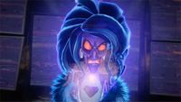 Hellen Gravely's true face in Luigi's Mansion 3.