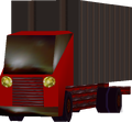 A cargo truck in Mario Kart 64