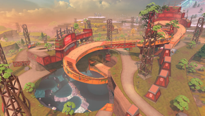 Dandelion Depths in Mario Kart World