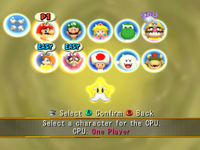 The playable characters of Mario Party 5.