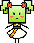 A game sprite of Mimi with her outfit from Chapter 6