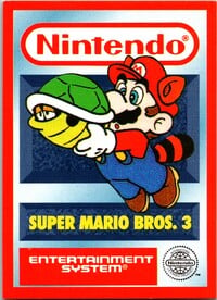 One of the Nintendo Collector Cards