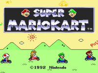 NM SMK Super Mario Kart Title Screen.png