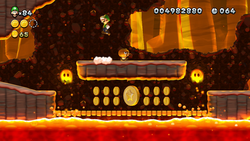 Screenshot of Hot Cogs in New Super Luigi U.