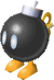 Rendered model of a Bob-omb from New Super Mario Bros.