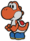 An Orange Yoshi in Paper Mario: Color Splash.