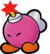 Paper Mario promotional artwork: Bombette doing the "going to explode" pose