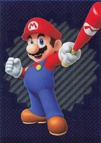 Mario sport card from the Super Mario Trading Card Collection