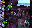 The level Ropey Rumpus from Donkey Kong Country 3: Dixie Kong's Double Trouble!