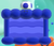 A screenshot of Puffy Lift Blue Toad from Super Mario Bros. Wonder