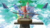 Peach's Castle in Super Smash Bros. for Wii U.