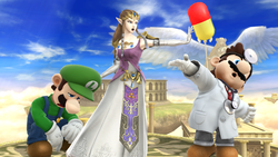 Challenge 133 from the fourteenth row of Super Smash Bros. for Wii U