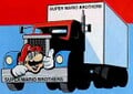 Mario's artwork on a truck