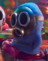 A blue Snifit, as seen in The Super Mario Galaxy Movie