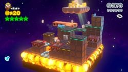 Captain Toad's Fiery Finale from Super Mario 3D World.