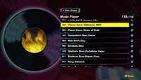 The disc for the song "Planet Core: Climatic Cliff" in Donkey Kong Bananza