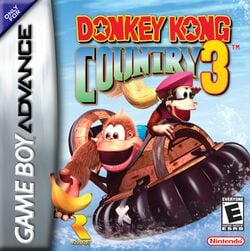 US box art for Donkey Kong Country 3