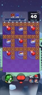 Stage 1205 from Dr. Mario World
