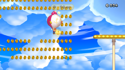 Hot-Air Yoshi Ride in New Super Mario Bros. U