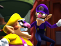 Wario and Waluigi think about Bowser's proposal.