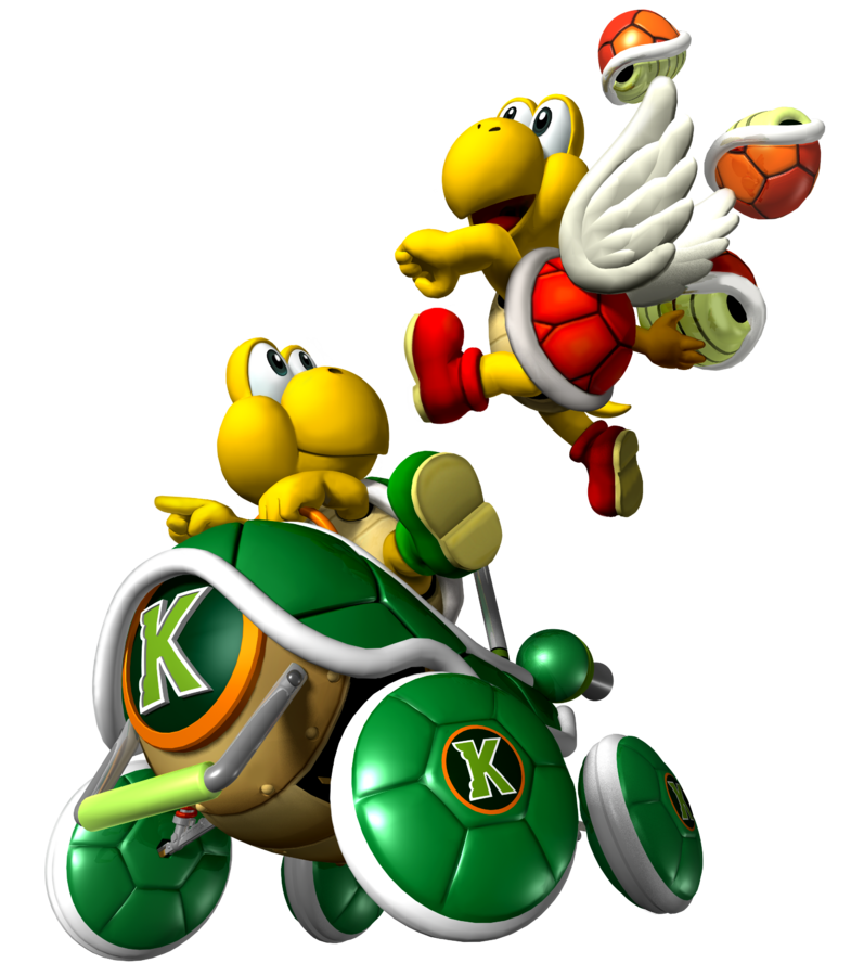 File Koopa Troopa And Paratroopa MKDD png Super Mario Wiki The 