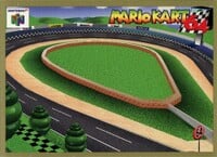 One of the Mario Kart 64 Collectible Trading Cards.