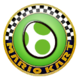 The icon of the Yoshi Cup from Mario Kart Tour.