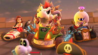 Dry Bowser, Dry Bones, Pauline, King Boo (Luigi's Mansion), and Bowser Jr. (Pirate) for the Pirate Tour in Mario Kart Tour