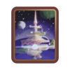 A sticker from Mario Kart World