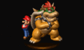 Mario, Luigi and Bowser posing.