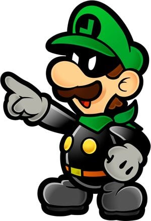 Artwork of Mr. L from Super Paper Mario