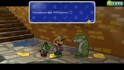 Screenshot from Paper Mario: The Thousand-Year Door for the Nintendo Switch