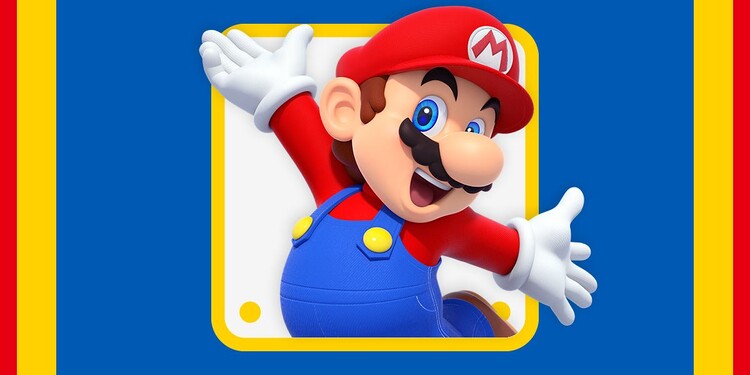 Picture of Mario shown with the first question of Online Quiz for MAR10 Day 2023!