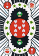 Nine of Hearts card in the Platinum Playing Cards: Official Club Nintendo Collection deck.