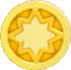 Yellow coin seen in Princess Peach: Showtime!.