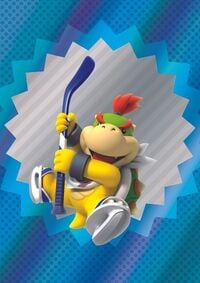 Bowser Jr. sport card from the Super Mario Trading Card Collection