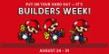 Banner for an announcement regarding Builders Week