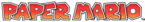 The Paper Mario series logo (originally a beta logo for Paper Mario: Sticker Star).