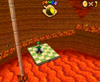 Inside the Volcano from Super Mario 64 DS