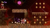 The second 10-flower coin in Hot-Hot Hot! in Super Mario Bros. Wonder