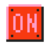 ON/OFF Switch icon in Super Mario Maker 2 (Super Mario Bros. style)